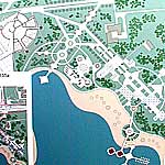 Фрагмент плана парка. 