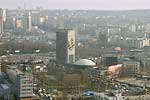Панорама Лыбидской площади в Киеве.