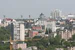 Киев. Панорама центральной части города. 