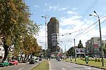 Строительство бизнес-центра на пересечении улицы Мечникова и бульвара Леси Украинки. 