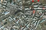 Львовская площадь. Фотография сделана в 2005г. искусственным спутником Земли.