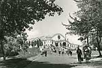 Сенной рынок. Вид со стороны улицы В. Чкалова (О. Гончара). Фото конца 1950-х гг.