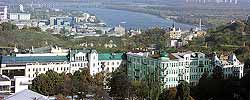 Киев. Панорама замковой горы. Фото И.Шафрыгина. 2005 г. 